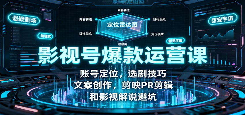 20251025073516-68fc7db415642.jpg 影视号爆款运营课:账号定位,选剧技巧,文案创作,剪映PR剪辑和影视解说避坑