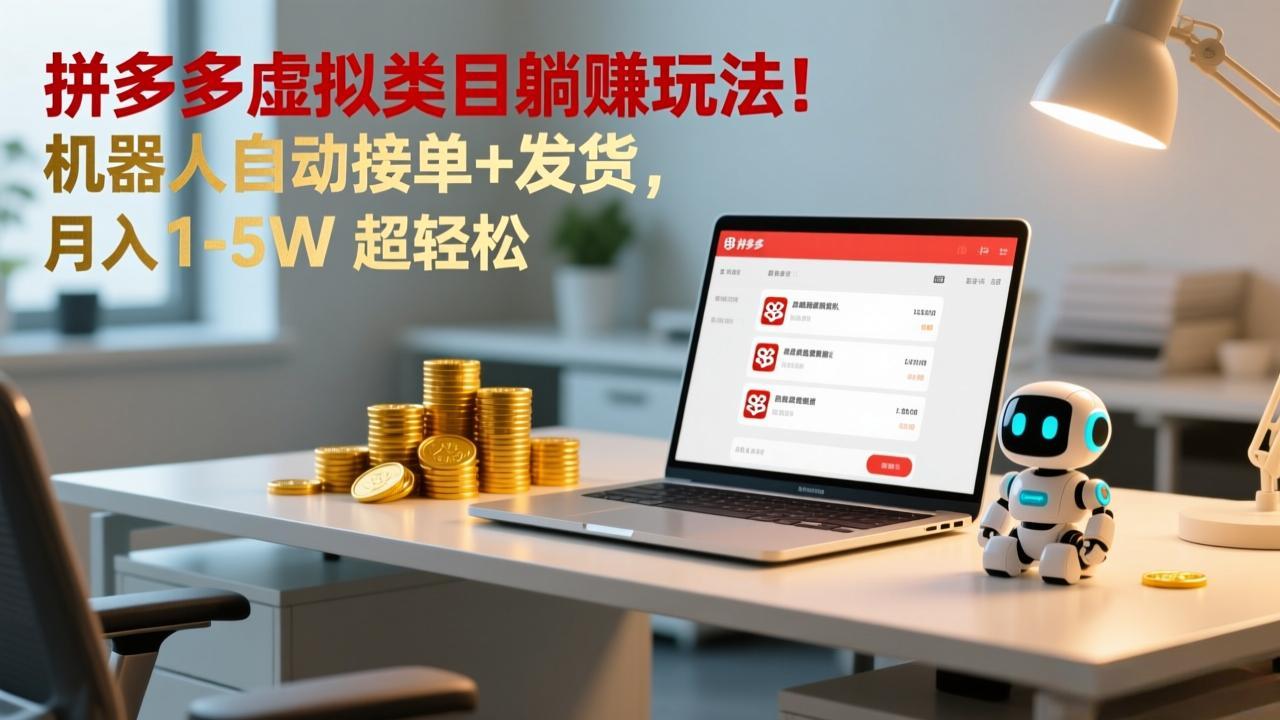 20260123105547-697353b3a05c5.jpeg (17174期)多多虚拟类目躺赚玩法!机器人自动接单+发货,月入 1-5W 超轻松