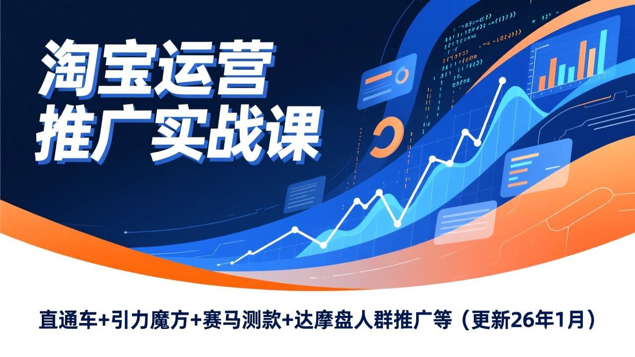 20260124042026-6974488ab7463.jpeg (17200期)淘宝运营推广实战课,直通车+引力魔方+赛马测款+达摩盘人群推广等(更新26年1月)