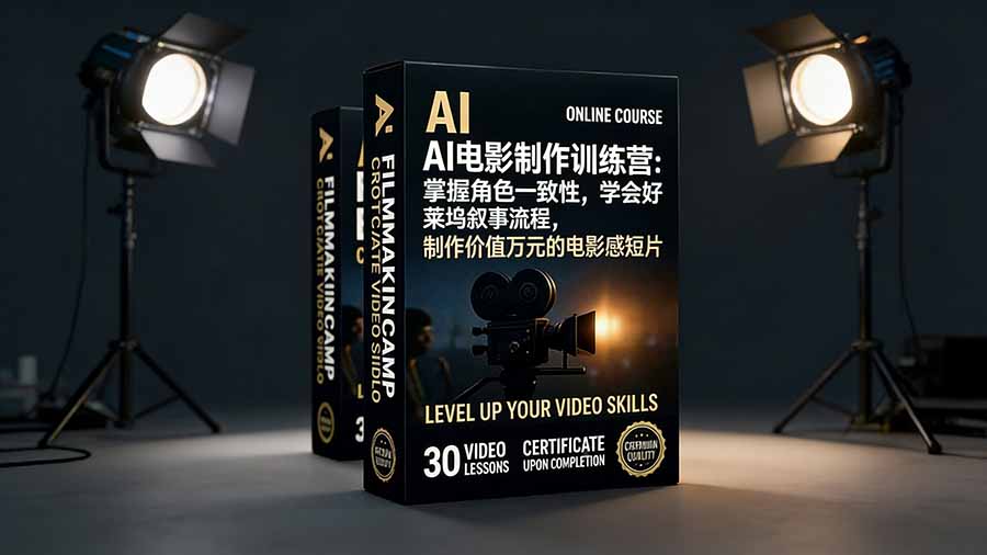 20260125114646-697602a6dd684.jpg (17223期)AI电影制作训练营:掌握角色一致性,学会好莱坞叙事流程,制作价值万元的电影感短片