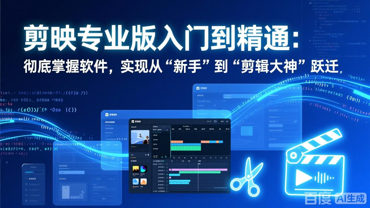 （17321期）剪映专业版入门到精通：彻底掌握软件，实现从“新手”到“剪辑大神”跃迁网赚项目-副业赚钱-互联网创业-资源整合网创云库