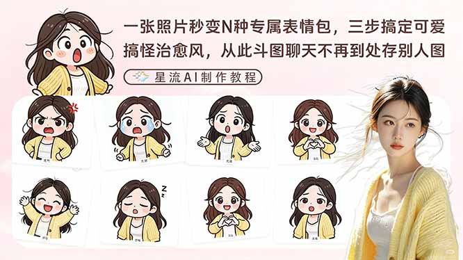 （17482期）一张照片秒变N种专属表情包，三步搞定可爱搞怪治愈风，从此斗图聊天不再到处存别人图网赚项目-副业赚钱-互联网创业-资源整合网创云库