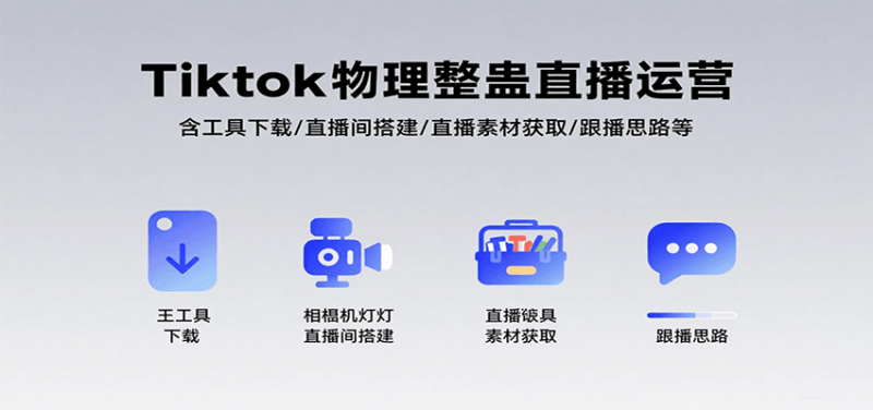 Tiktok物理整蛊直播运营，包含工具下载/直播间搭建/直播素材获取/跟播思路等网赚项目-副业赚钱-互联网创业-资源整合网创云库