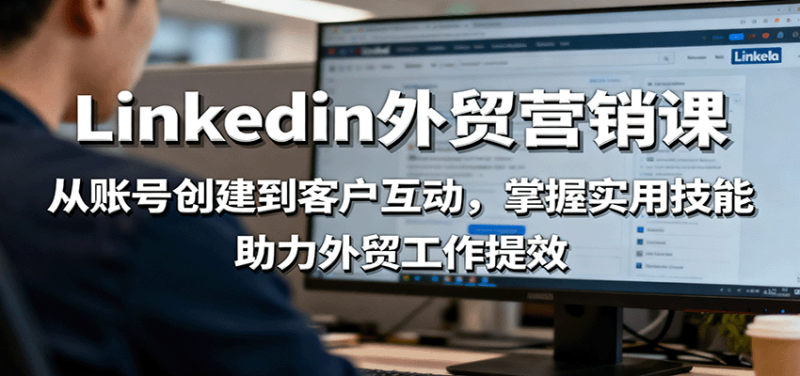 LinkedIn外贸营销课：从账号创建到客户互动，掌握实用技能，助力外贸工作提效网赚项目-副业赚钱-互联网创业-资源整合网创云库