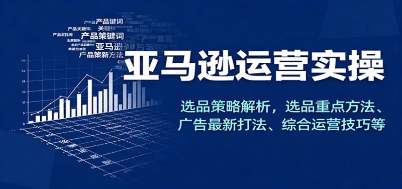 亚马逊运营实操，选品策略解析，选品重点方法、广告最新打法、综合运营技巧等网赚项目-副业赚钱-互联网创业-资源整合网创云库