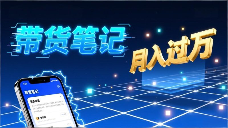 （17229期）小红书爆款笔记带货实战：拆解封面标题正文全要素，手把手教你单篇笔记带货月入过万网赚项目-副业赚钱-互联网创业-资源整合网创云库