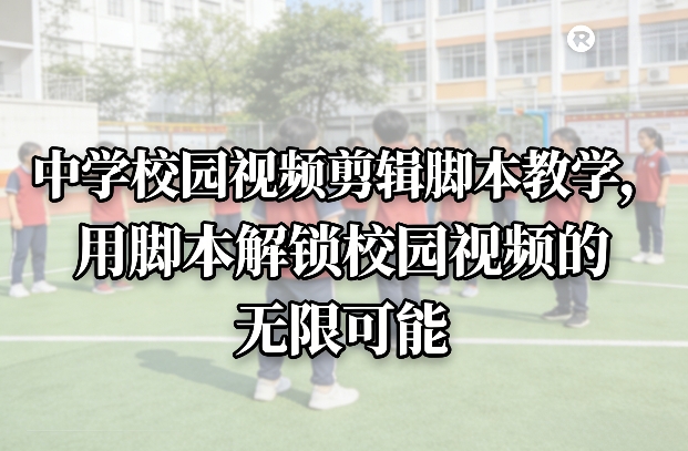 中学校园视频剪辑脚本教学，用脚本解锁校园视频的无限可能网赚项目-副业赚钱-互联网创业-资源整合网创云库