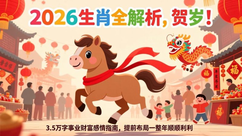（17428期）付费文章：贺岁！2026生肖全解析，3.5万字事业财富感情指南，提前布局一整年顺顺利利网赚项目-副业赚钱-互联网创业-资源整合网创云库