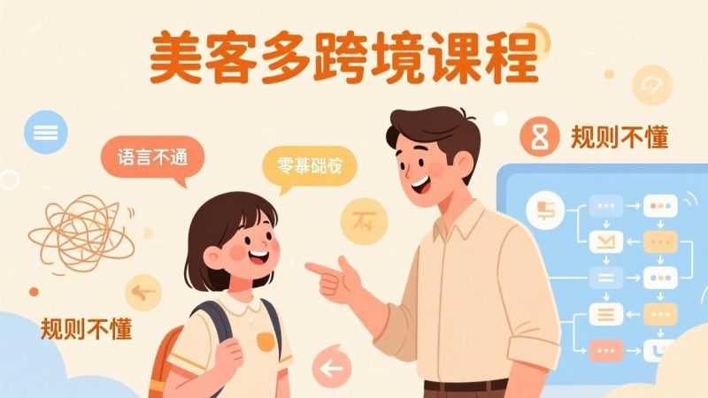 （17503期）怕语言不通、怕不懂规则？零基础小白也能做的美客多跨境课，手把手带你美客多开店稳赚网赚项目-副业赚钱-互联网创业-资源整合网创云库