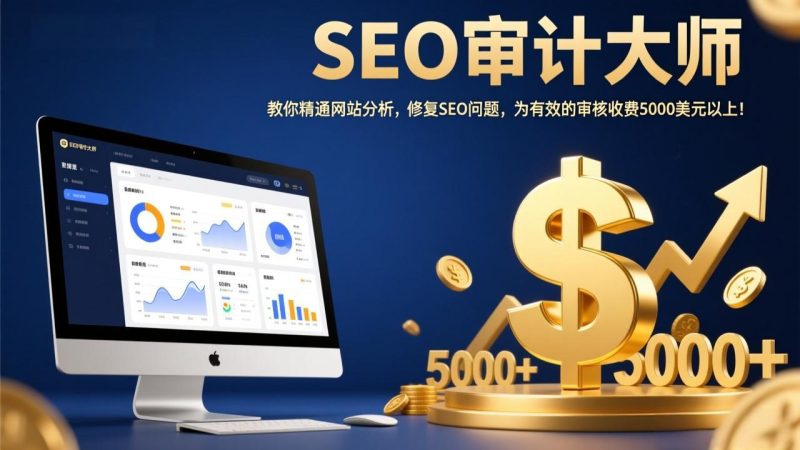 （17475期）SEO审计大师：教你精通网站分析，修复SEO问题，为有效的审核收费5000美元以上！网赚项目-副业赚钱-互联网创业-资源整合网创云库